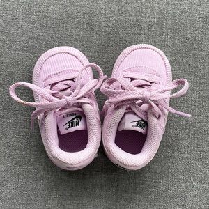 Nike corduroy pink sneakers